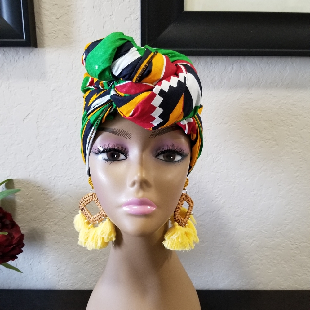 African Kente Headwrap